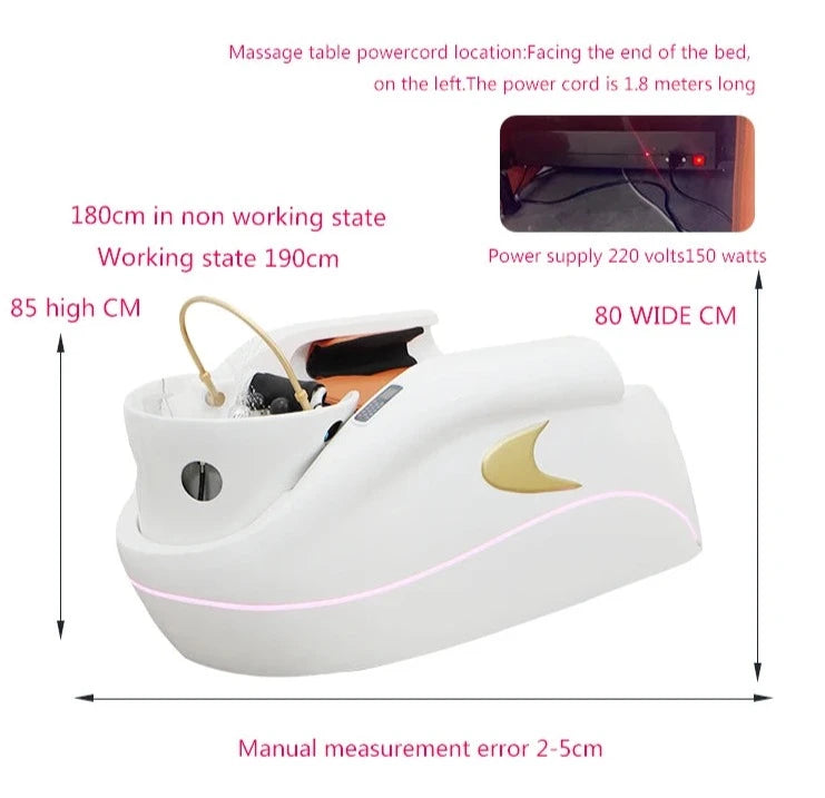 Fauteuil lit head hair spa