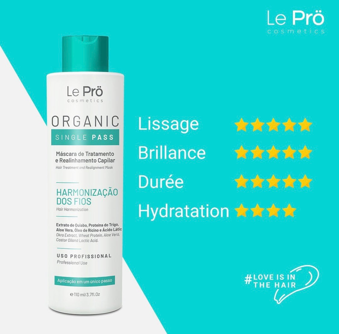 Formation Lissage Brésilien Organic Pack Medium
